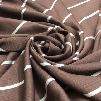 Plain Zoom Line unstitched in Choclate Brown