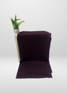 Plain Nida Abaya unstitched in Reddish Magenta