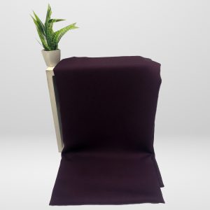 Plain Nida Abaya unstitched in Reddish Magenta